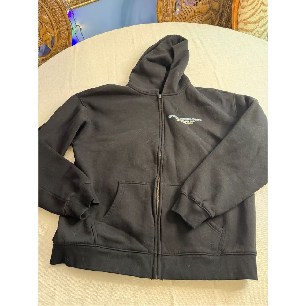 Good Charlotte Youth Of Our Nation Black Zip Up Hoodie AS Colour Relax Sz Large - Picture 2 of 10